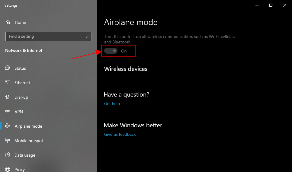 SOLVED Windows 10 Stuck In Airplane Mode Driver Easy