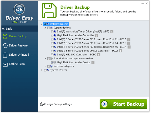 Smart driver backup что это