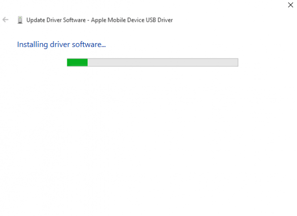 install iphone driver windows 10