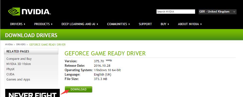 NVIDIA GeForce GTX 1080 Drivers Download for Windows 10 ...