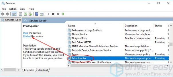 How To Fix Print Spooler Keeps Stopping On Windows 10 & 7 - Driver Easy