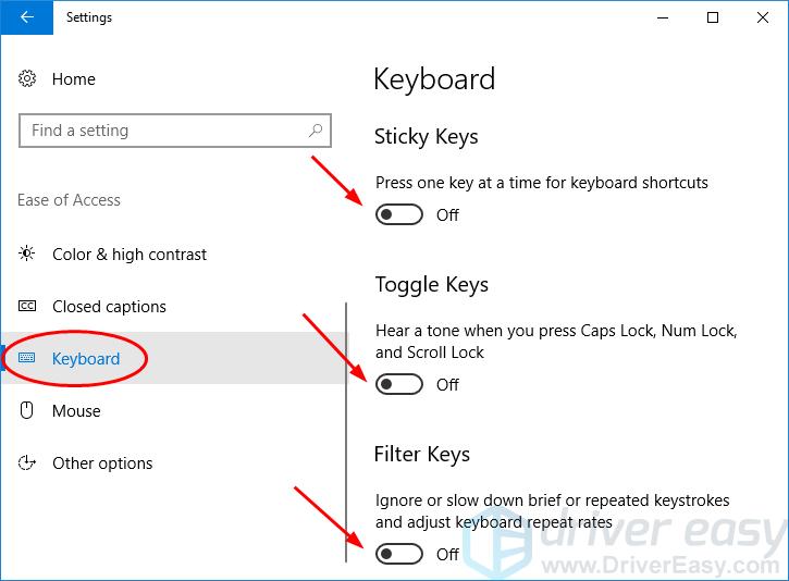 windows 11 shift key not working