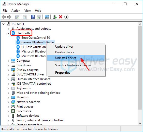 How to Fix Status_Device_Power_Failure Bluetooth Error on Windows 10