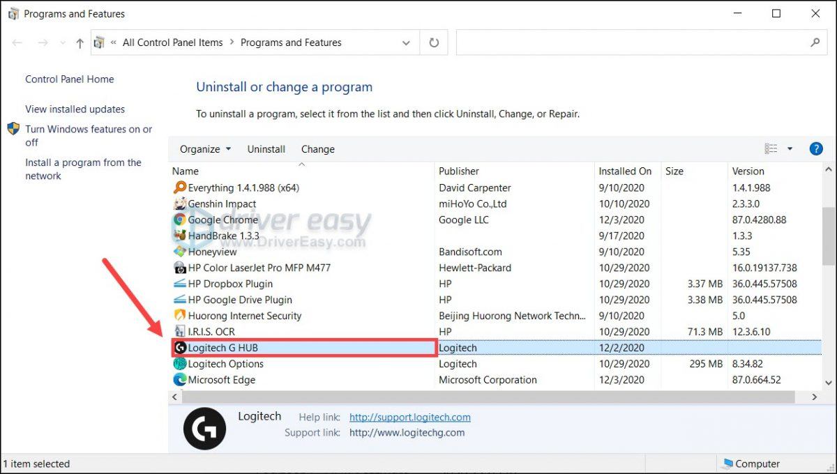 Solved Logitech G Hub Not Working On Windows Driver Easy