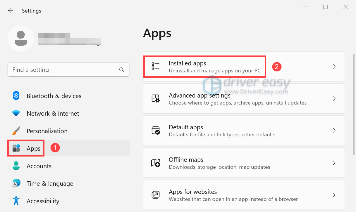 windows 11 how to uninstall an app